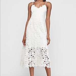 White lace dress